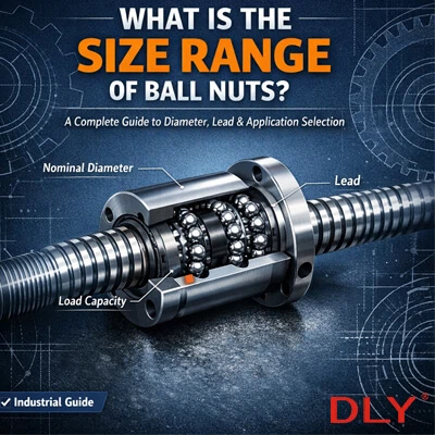 What is the size range of ball nuts?
