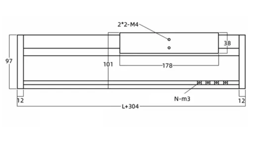 Sealed-High-precision-Linear-Module-Side-View Sealed-High-precision-Linear-Module-Side-View