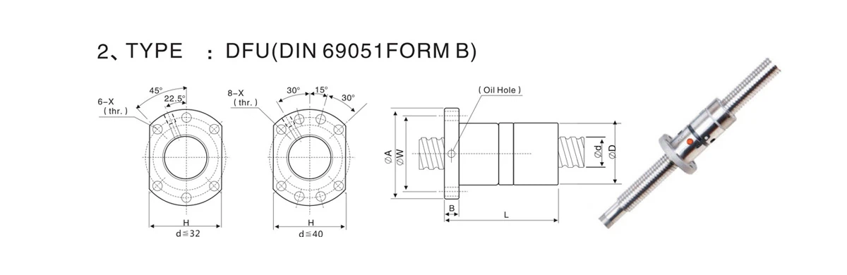 DFU-ball-screw-nut-dimension-drawing DFU-ball-screw-nut-dimension-drawing