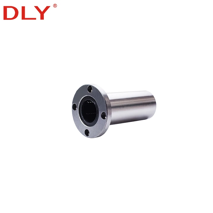 Round flange linear bearing LMF series for linear shaft systems